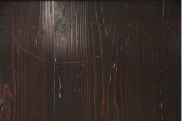 格子戸4枚をリペア&カスタム!高さを高くリサイズし、ガラスをすりガラスに変更。全体をワントーン落ち着いた色味に着色し仕上げ。(引き戸、板戸)