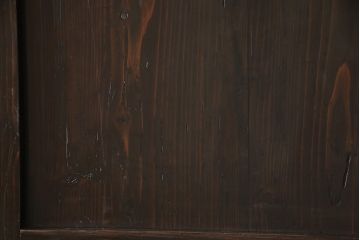 格子戸4枚をリペア&カスタム!高さを高くリサイズし、ガラスをすりガラスに変更。全体をワントーン落ち着いた色味に着色し仕上げ。(引き戸、板戸)