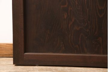 組子帯戸2枚をリペア&カスタム!戸車を取り付け。(建具、ガラス帯戸)