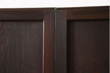 組子帯戸2枚をリペア&カスタム!戸車を取り付け。(建具、ガラス帯戸)