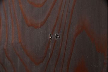 組子帯戸2枚をリペア&カスタム!戸車を取り付け。(建具、ガラス帯戸)