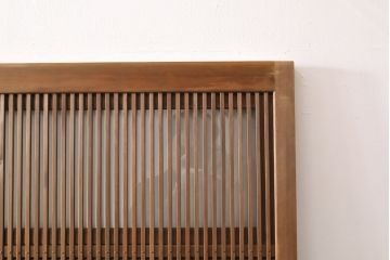 格子戸4枚をリペア&カスタム!戸車を取り付け、ガラスをクリアガラスに交換。(引き戸、建具)