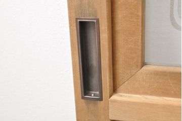 格子戸4枚をリペア&カスタム!戸車を取り付け、ガラスをクリアガラスに交換。(引き戸、建具)