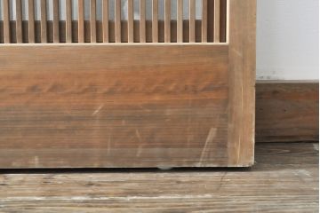 格子戸4枚をリペア&カスタム!戸車を取り付け、ガラスをクリアガラスに交換。(引き戸、建具)