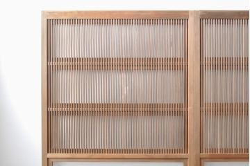 格子戸4枚をリペア&カスタム!戸車を取り付け、ガラスをクリアガラスに交換。(引き戸、建具)