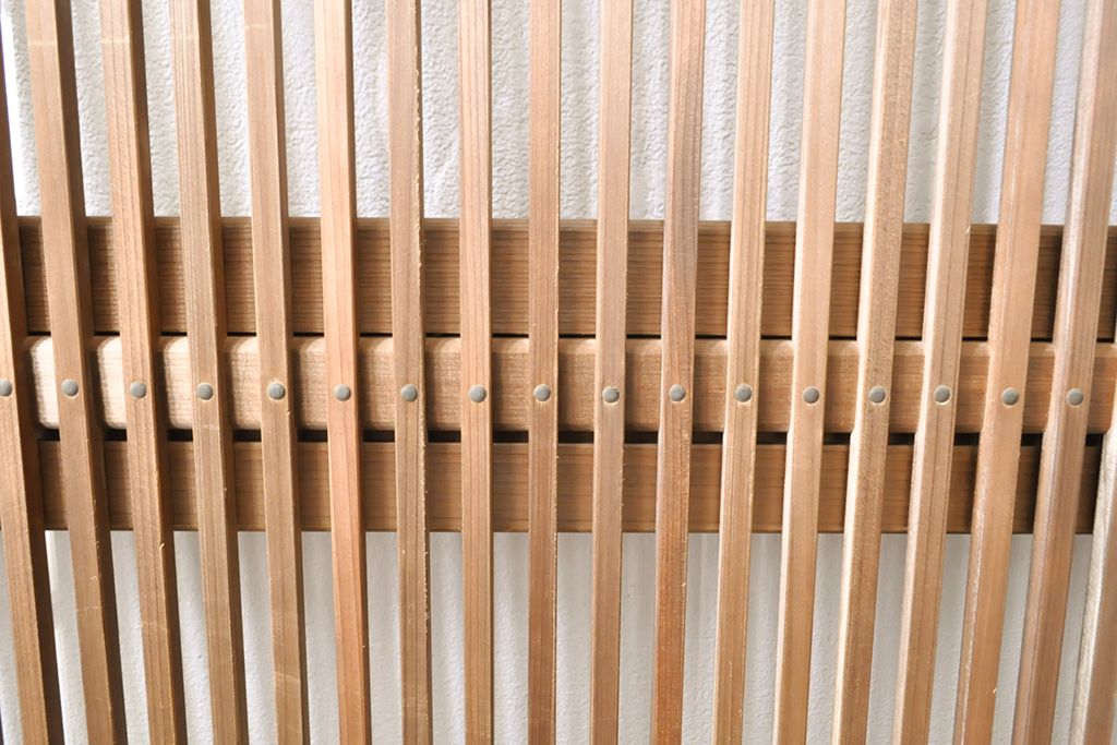 格子戸4枚をリペア&カスタム!戸車を取り付け、ガラスをクリアガラスに交換。(引き戸、建具)