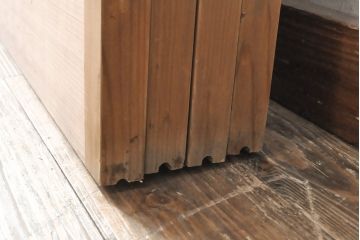 格子戸4枚をリペア&カスタム!戸車を取り付け、ガラスをクリアガラスに交換。(引き戸、建具)