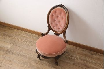 イギリスアンティークの子供用チェアの見た目を変えずに綺麗にリペア!(椅子)