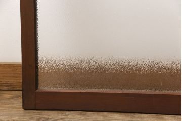 ビンテージのガラス戸2枚をリペア&カスタム!高さを切り詰めリサイズ。(窓、引き戸、建具)