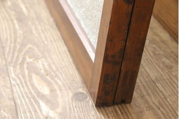 ビンテージのガラス戸2枚をリペア&カスタム!高さを切り詰めリサイズ。(窓、引き戸、建具)