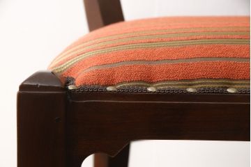 ビンテージチェア2脚をリペア&カスタム!座面をお好みの生地に張り替え。(ダイニングチェア、椅子)