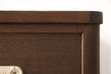 加茂桐箪笥の下段をリペア&カスタム!天板を取り付けサイドボードにリメイク。オーク系の色味に着色仕上げ。(チェスト、リビングボード、引き出し、桐たんす、和タンス)