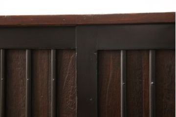 明治期の松本小箪笥をリペア&カスタム!木製脚を取り付け、全体を1トーン落ち着いた色味に着色仕上げ。(収納棚、戸棚、キャビネット、リビングボード、小物収納、小引き出し)