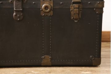 昭和初期の船トランクの見た目を変えずに綺麗にリペア!破損個所は取り外し、可動部を調整。(ローテーブル、センターテーブル、収納、ディスプレイ)