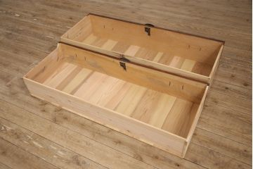 米沢箪笥の見た目を変えずに綺麗にリペア!内部に切り欠き加工をし、天板を補強。(和たんす、ローチェスト、収納箪笥、時代箪笥、引き出し)