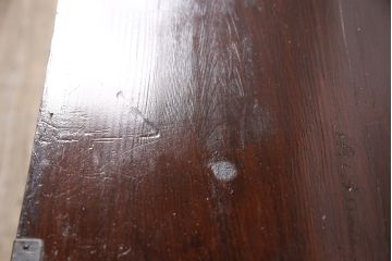 米沢箪笥の見た目を変えずに綺麗にリペア!内部に切り欠き加工をし、天板を補強。(和たんす、ローチェスト、収納箪笥、時代箪笥、引き出し)