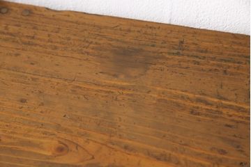 昭和初期のアンティークチェストをリペア&カスタム!木製脚を取り付け、取っ手とネームプレートを交換。1トーン落ち着いた色味に着色仕上げ。(引き出し、小物収納、店舗什器)