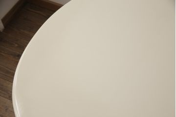 マホガニー材製のエクステンションテーブルをリペア&カスタム!アンティークのホワイトでペイント仕上げ。(ダイニングテーブル)