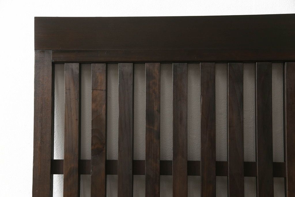 格子戸をリペア&カスタム!高さをリサイズし、吊り金具を取り付け加工。(引き戸、建具)