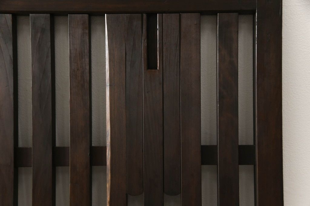 格子戸をリペア&カスタム!高さをリサイズし、吊り金具を取り付け加工。(引き戸、建具)