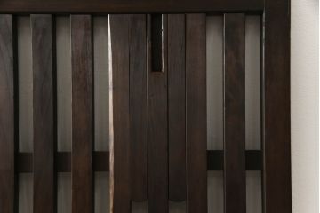 格子戸をリペア&カスタム!高さをリサイズし、吊り金具を取り付け加工。(引き戸、建具)