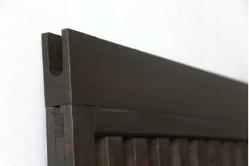 格子戸をリペア&カスタム!高さをリサイズし、吊り金具を取り付け加工。(引き戸、建具)