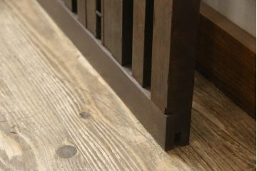 格子戸をリペア&カスタム!高さをリサイズし、吊り金具を取り付け加工。(引き戸、建具)