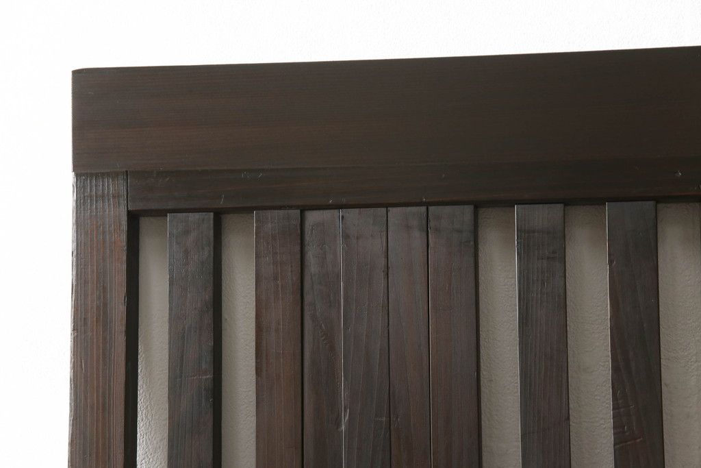 格子戸をリペア&カスタム!高さをリサイズし、吊り金具を取り付け加工。(引き戸、建具)