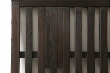 格子戸をリペア&カスタム!高さをリサイズし、吊り金具を取り付け加工。(引き戸、建具)