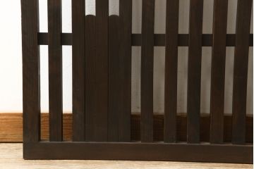 格子戸をリペア&カスタム!高さをリサイズし、吊り金具を取り付け加工。(引き戸、建具)