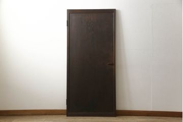 木製扉をリペア&カスタム!ローラー締まりを取り付け加工。(ドア、建具)