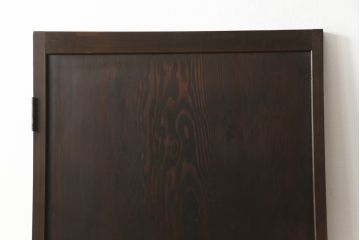 木製扉をリペア&カスタム!ローラー締まりを取り付け加工。(ドア、建具)