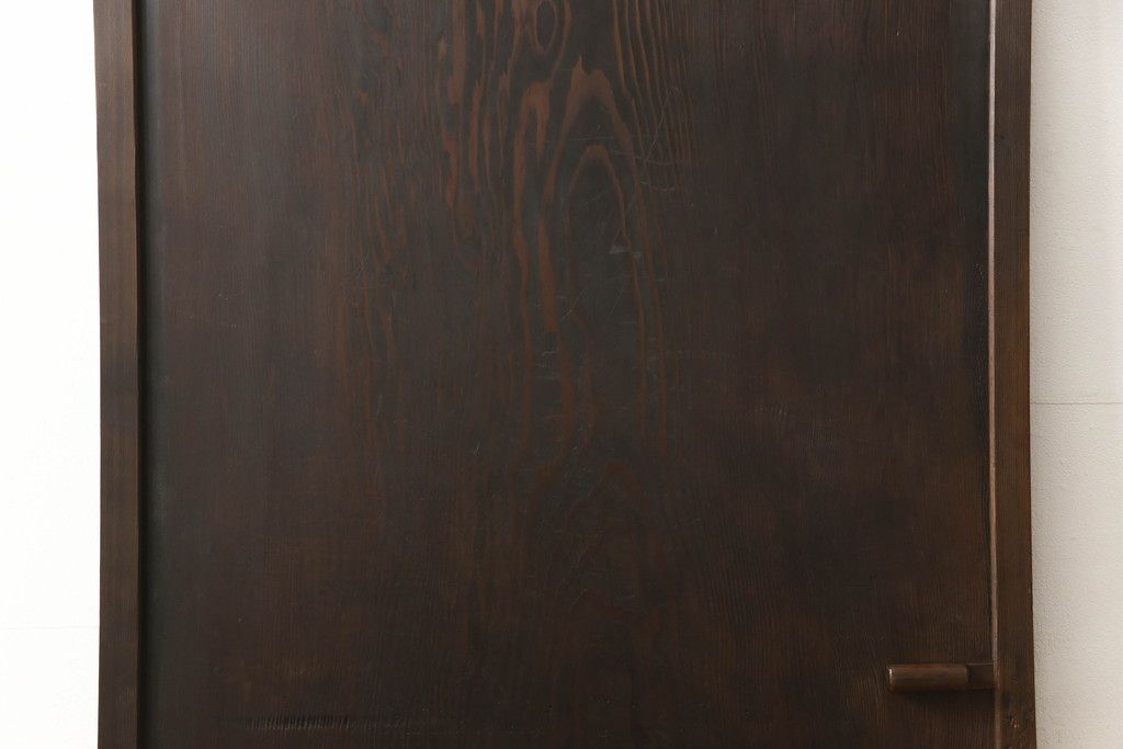 木製扉をリペア&カスタム!ローラー締まりを取り付け加工。(ドア、建具)