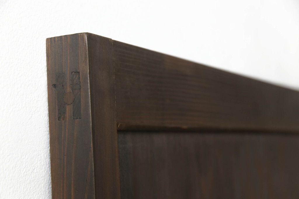 木製扉をリペア&カスタム!ローラー締まりを取り付け加工。(ドア、建具)