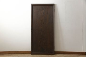 木製扉をリペア&カスタム!ローラー締まりを取り付け加工。(ドア、建具)