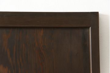 木製扉をリペア&カスタム!ローラー締まりを取り付け加工。(ドア、建具)