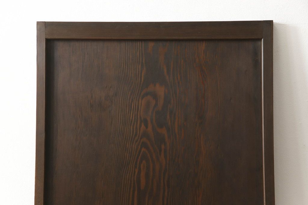 木製扉をリペア&カスタム!ローラー締まりを取り付け加工。(ドア、建具)