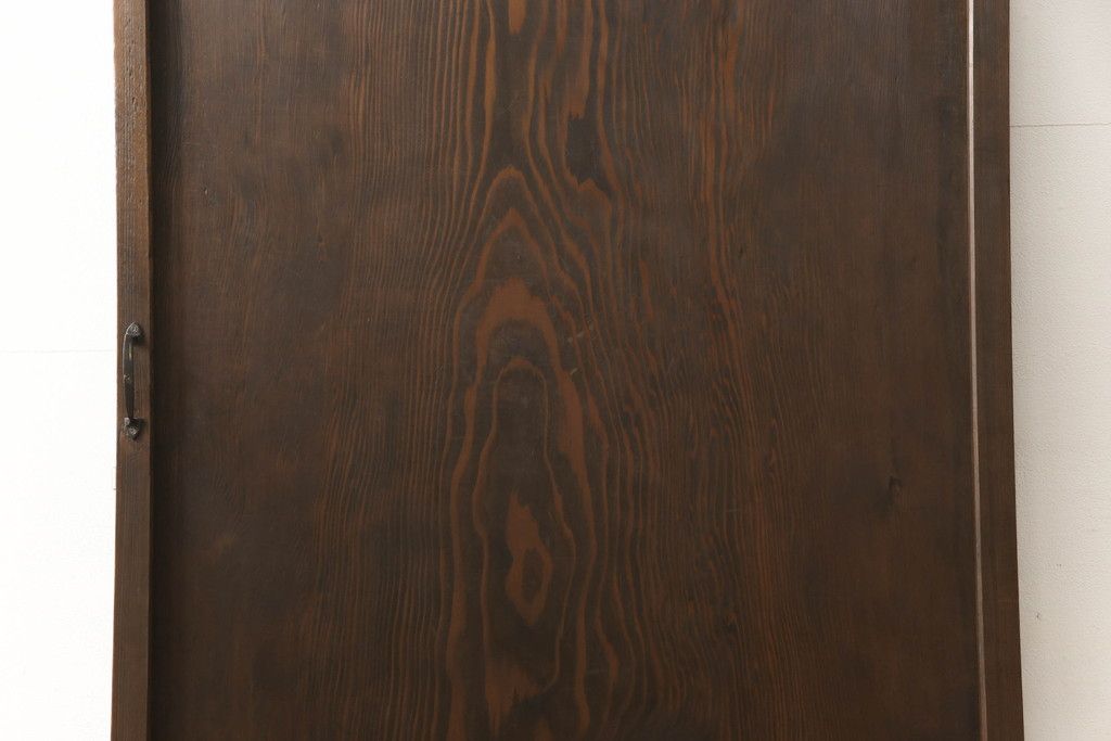 木製扉をリペア&カスタム!ローラー締まりを取り付け加工。(ドア、建具)