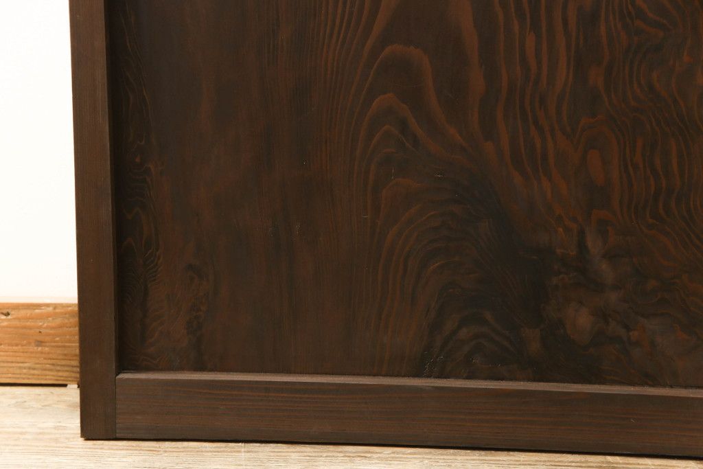 木製扉をリペア&カスタム!ローラー締まりを取り付け加工。(ドア、建具)