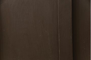 ドアをリペア&カスタム!高さと幅をリサイズし、ローラー締まりの取り付け加工。濃い茶色で着色仕上げ。(ガラス扉、建具)