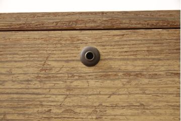 昭和中期の箪笥の見た目を変えずに綺麗にリペア!蜜?ワックス仕上げ。(ローボード、テレビ台、チェスト、引き出し、桐箪笥、桐たんす)