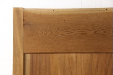 アンティークの蔵戸をリペア&カスタム!鍵穴を塞ぎ、裏面の閂を釘止め。外部用の塗料で仕上げ。(玄関戸、玄関ドア、引き戸)