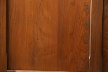 ガラス戸2枚セットをリペア&カスタム!リサイズし、引手金具と戸車を取り付け。本体は現状に近い色味に着色仕上げ。(引き戸、建具)