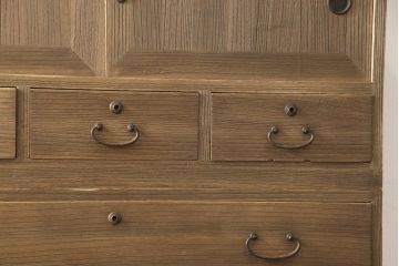 3段重ね箪笥をリペア&カスタム!木部の表情を損なうことなく全体にワックス塗装。(衣装箪笥、引き出し、桐箪笥、桐たんす、和タンス)