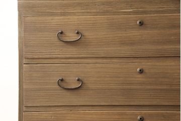 3段重ね箪笥をリペア&カスタム!木部の表情を損なうことなく全体にワックス塗装。(衣装箪笥、引き出し、桐箪笥、桐たんす、和タンス)