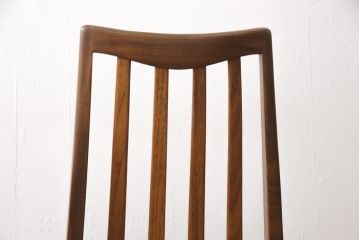 チェア2脚をリペア&カスタム!ご希望の生地で座面を張り替え、本体は現状をベースに着色。(ダイニングチェア、椅子、ビンテージ)