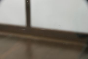 ガラスケースをリペア&カスタム!高さを台輪にて調整。鍵を取り付け、現状のお品物に合わせて着色。(ショーケース、陳列棚)