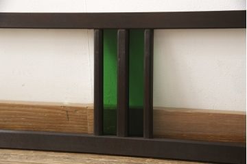 色ガラス入り欄間をリペア&カスタム!ご希望の幅にリサイズ。(明り取り、明かり取り)