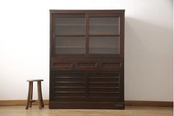 食器棚をリペア&カスタム!キャスター、コンセントを取り付け。(戸棚、収納棚、キャビネット)