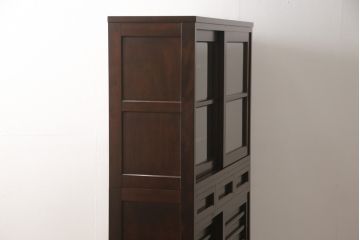 食器棚をリペア&カスタム!キャスター、コンセントを取り付け。(戸棚、収納棚、キャビネット)